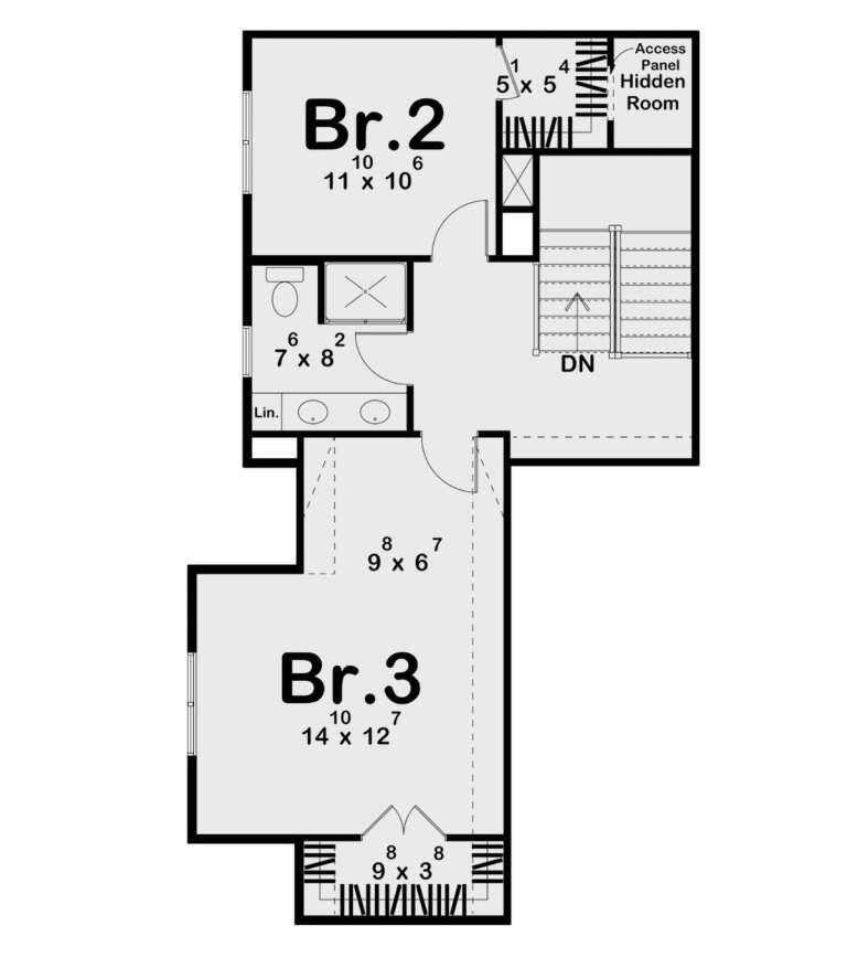 House Plan House Plan #31373 Drawing 2