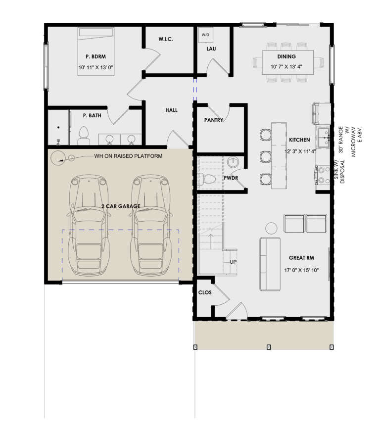 House Plan House Plan #31378 Drawing 1