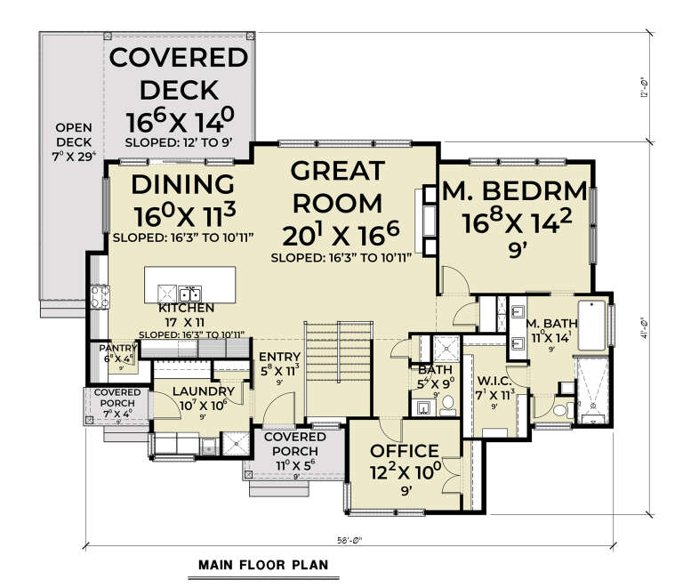 House Plan House Plan #31380 Drawing 1