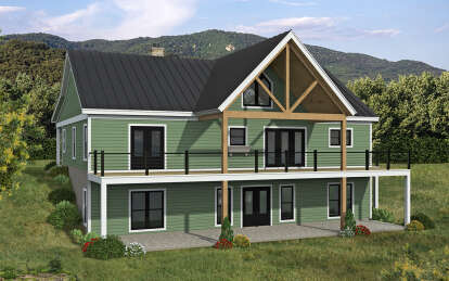 Country Plan: 1,664 Square Feet, 2-4 Bedrooms, 2 Bathrooms - 940-01129