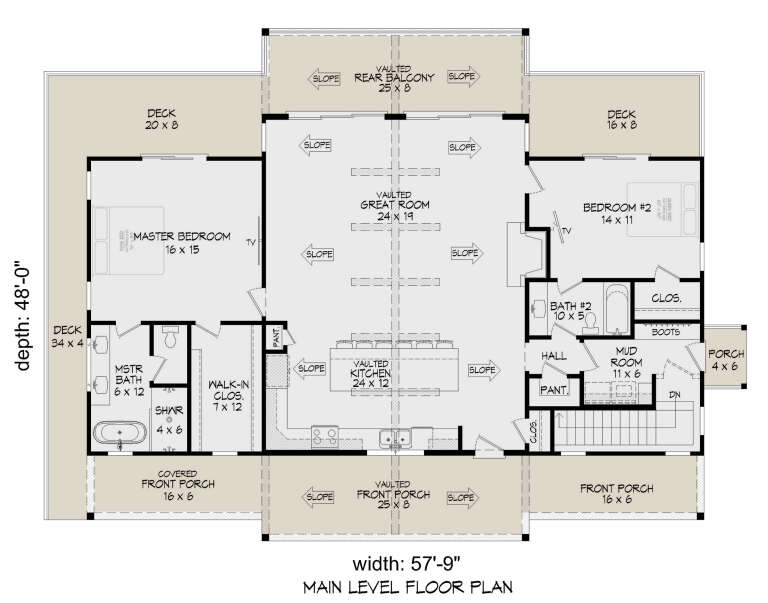 House Plan House Plan #31390 Drawing 1