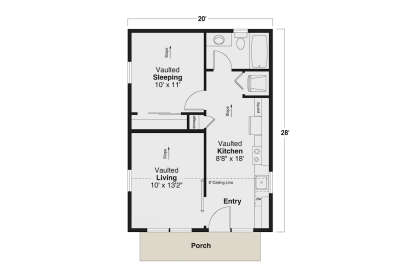 Main Floor for House Plan #035-01095