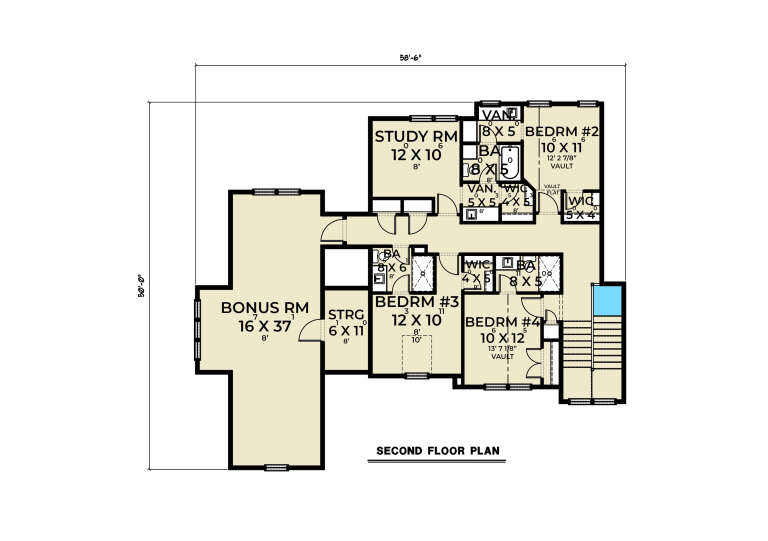 House Plan House Plan #31405 Drawing 2