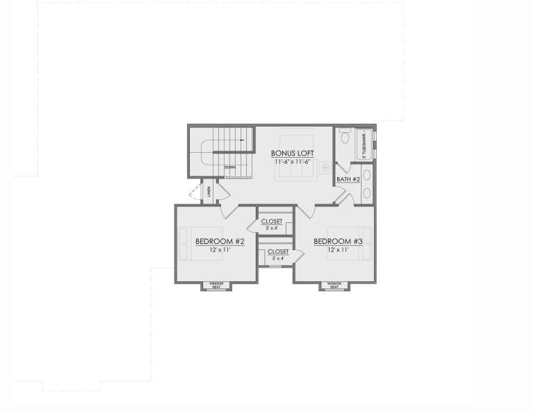 House Plan House Plan #31408 Drawing 2