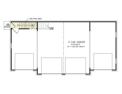 Garage Floor for House Plan #699-00385