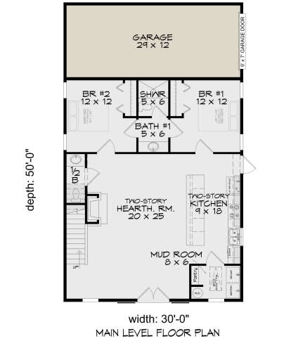 Main Floor  for House Plan #3367-00076
