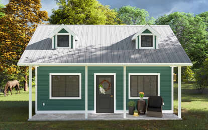 Modern Farmhouse House Plan #2802-00305 Elevation Photo