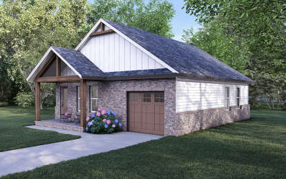 Modern Farmhouse House Plan #7174-00028 Elevation Photo