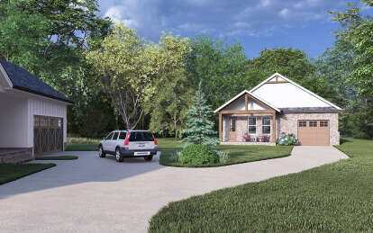 Modern Farmhouse House Plan #7174-00028 Elevation Photo