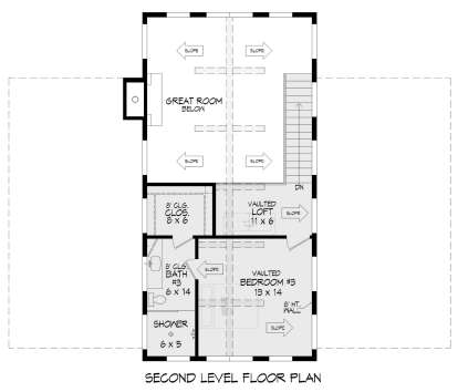 Second Floor for House Plan #940-01149
