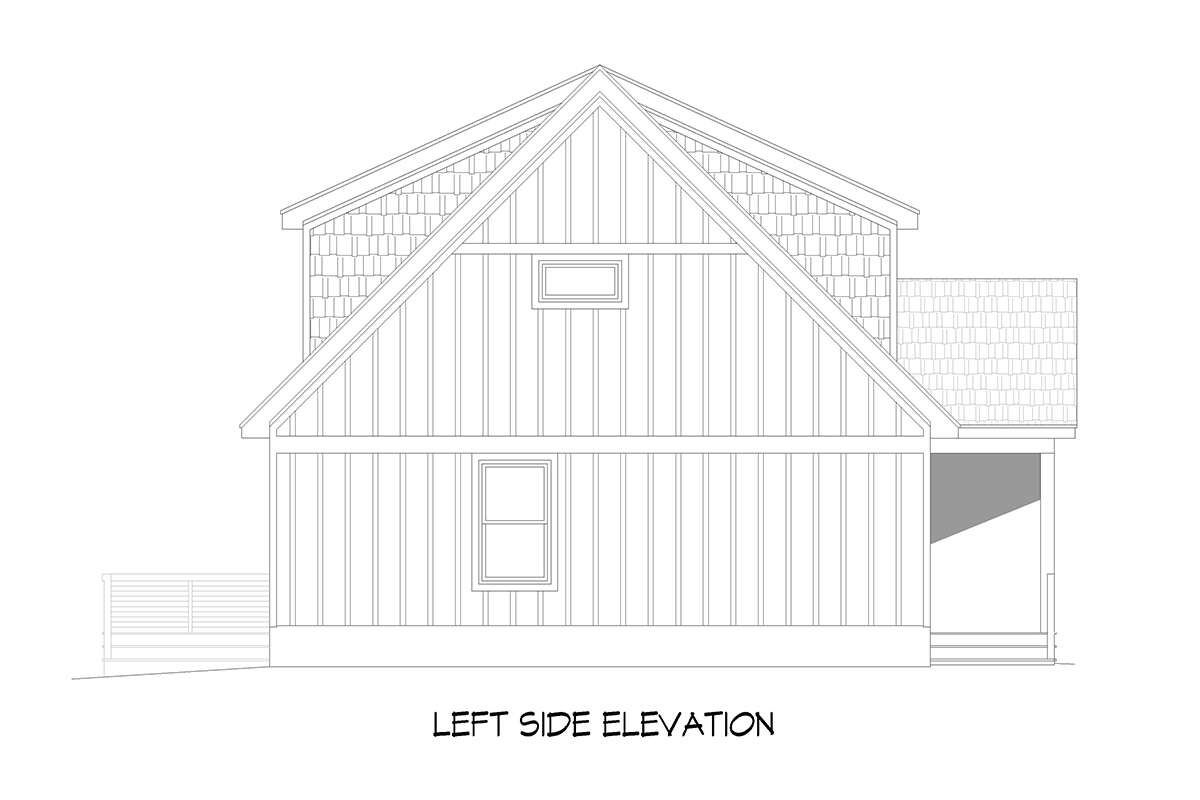 Craftsman Plan: 1,658 Square Feet, 3-4 Bedrooms, 2.5 Bathrooms - 940-01150