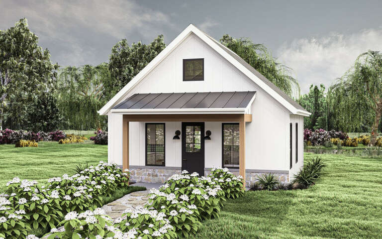 House Plan House Plan #31472 Angled Front Elevation