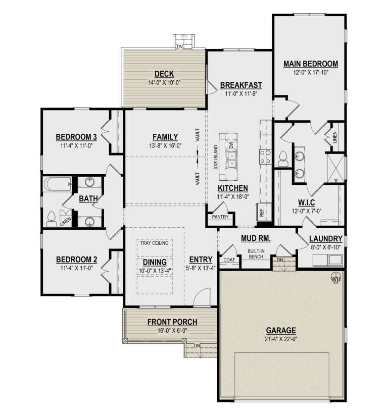 House Plan House Plan #31478 Drawing 1