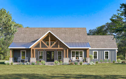 Modern Farmhouse Plan: 2,137 Square Feet, 3 Bedrooms, 2.5 Bathrooms ...