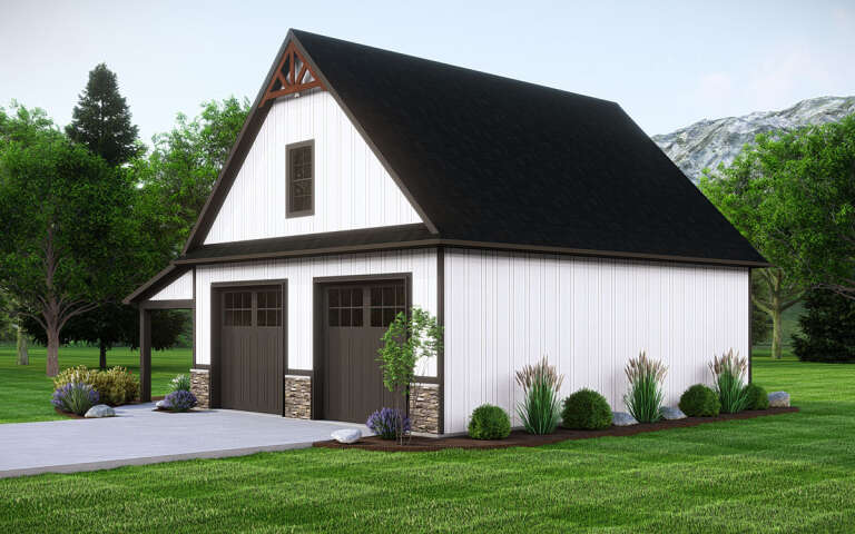 Modern Farmhouse Plan: 507 Square Feet, 1 Bedroom, 1 Bathroom - 5032-00278