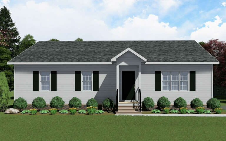 House Plan House Plan #31499 Front Elevation 
