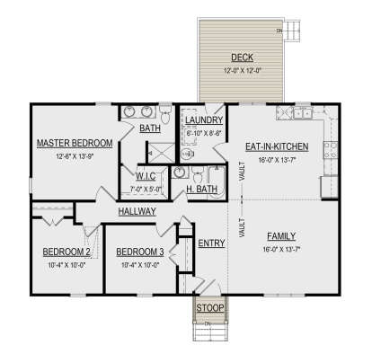 Main Floor  for House Plan #6261-00015