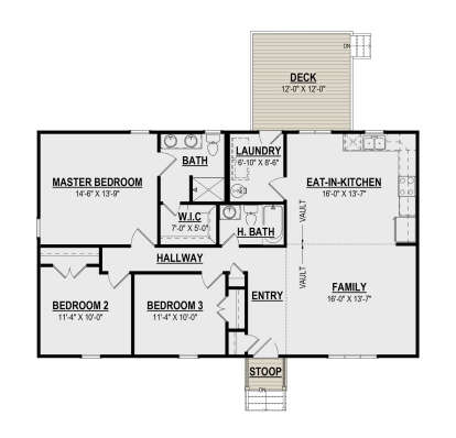 Main Floor  for House Plan #6261-00016
