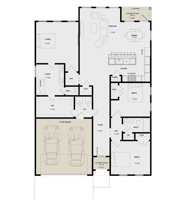 House Plan House Plan #31512 Drawing 1