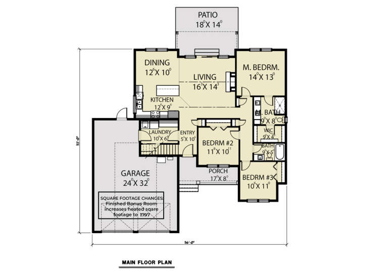 House Plan House Plan #31533 Drawing 1