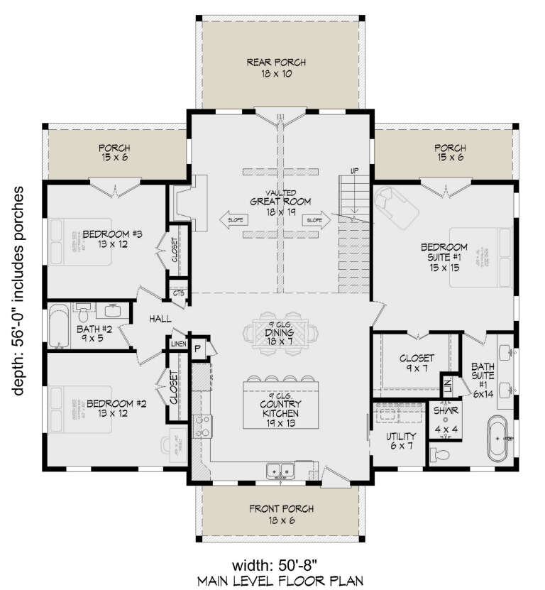 House Plan House Plan #31537 Drawing 1