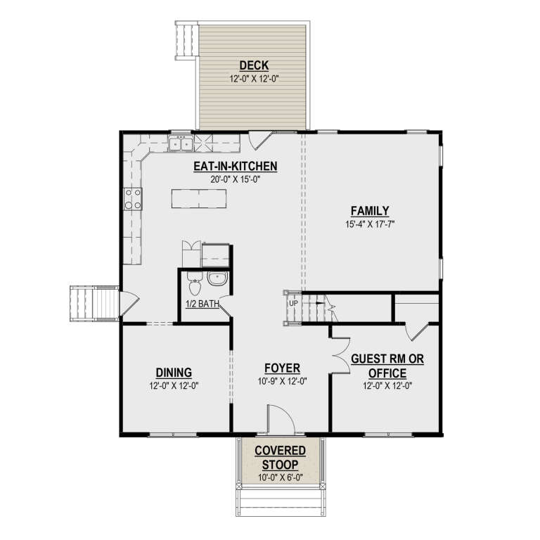 Traditional Plan: 2,488 Square Feet, 4-5 Bedrooms, 2.5 Bathrooms - 6261 ...