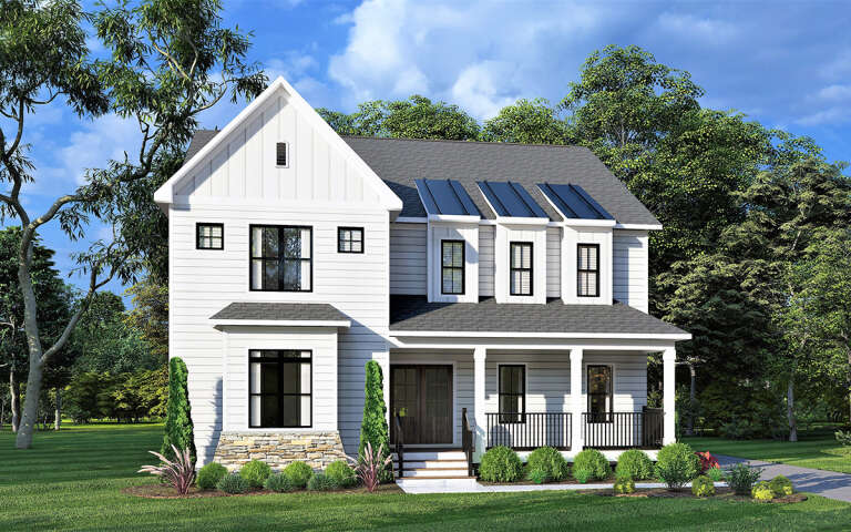 Traditional Plan: 3,346 Square Feet, 5 Bedrooms, 3.5 Bathrooms - 6261-00059