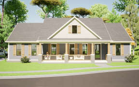 Country Plan: 2,513 Square Feet, 4 Bedrooms, 3.5 Bathrooms - 1070-00333