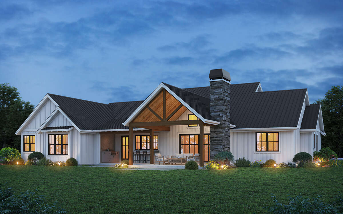 Modern Farmhouse Plan: 2,671 Square Feet, 3-4 Bedrooms, 2.5 Bathrooms ...