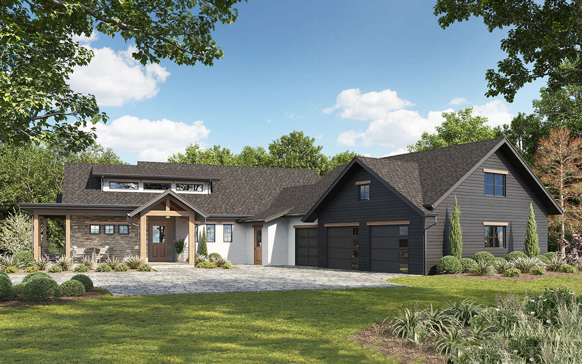 Craftsman Plan: 2,156 Square Feet, 3-5 Bedrooms, 2.5 Bathrooms - 5631-00255