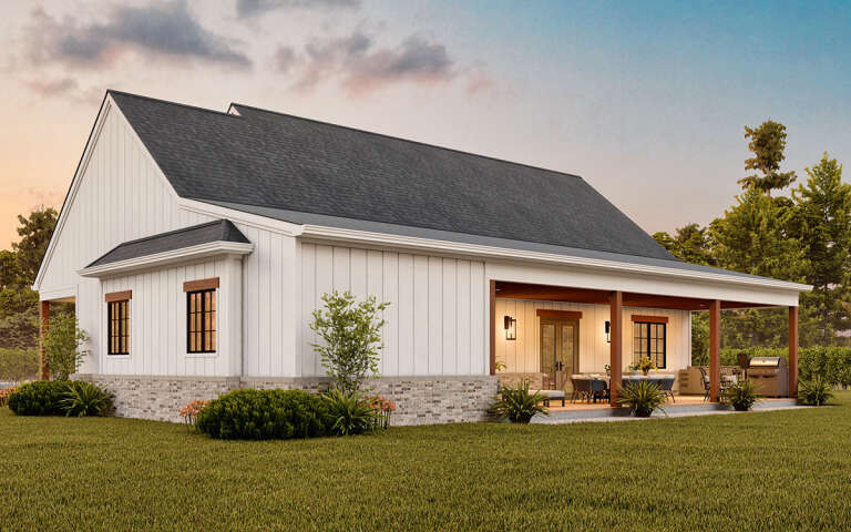 Modern Farmhouse Plan: 498 Square Feet, 1 Bedroom, 1 Bathroom - 699-00396