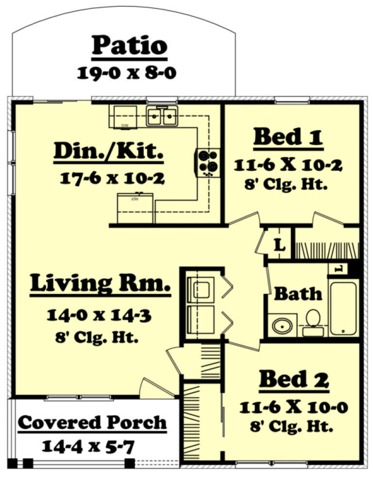 House Plan House Plan #3406 Drawing 1