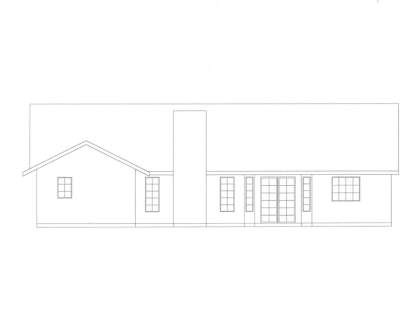 Ranch House Plan #286-00051 Elevation Photo