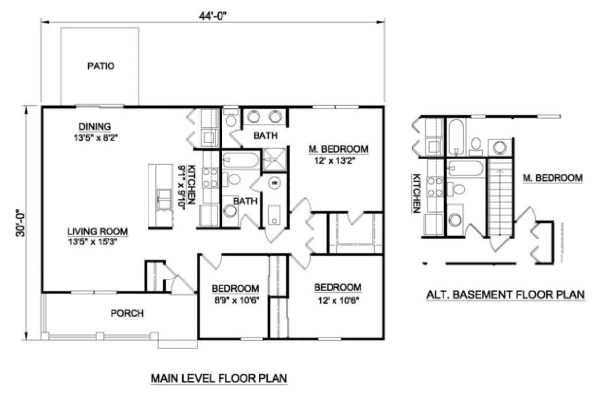 1200 Sq Ft Floor Plans With Dining Room
