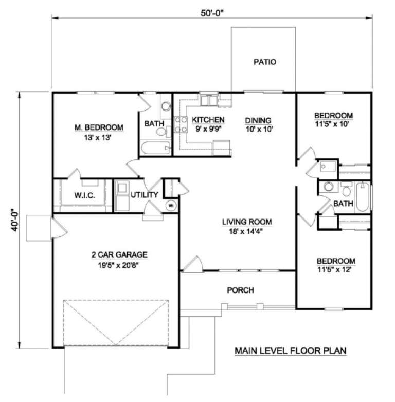 House Plan House Plan #3601 Drawing 1