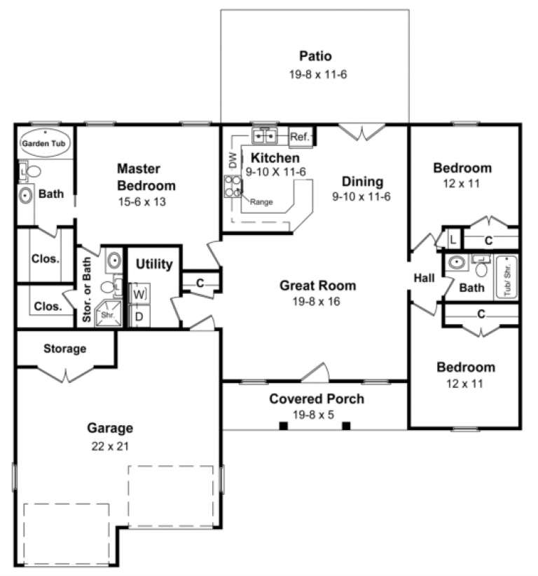 House Plan House Plan #3617 Drawing 1
