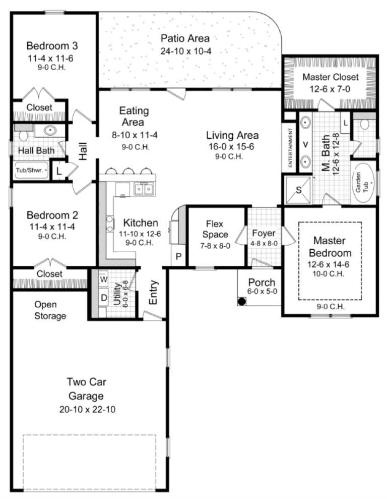 House Plan House Plan #3633 Drawing 1
