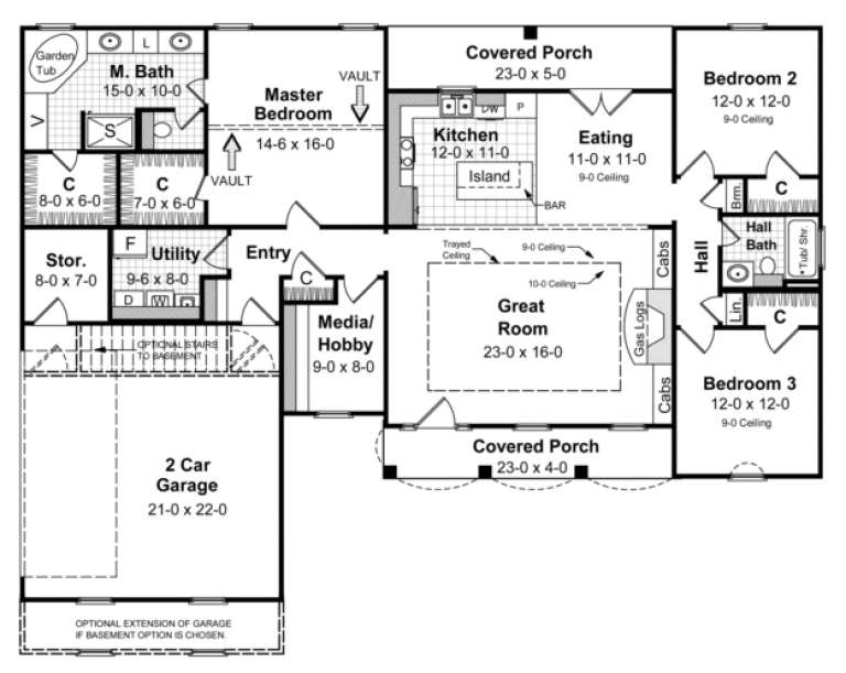 House Plan House Plan #3652 Drawing 1