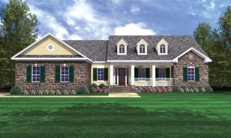 House Plan House Plan #3728 Front Elevation