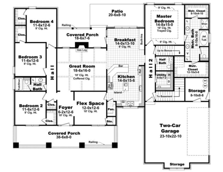 House Plan House Plan #3796 Drawing 1