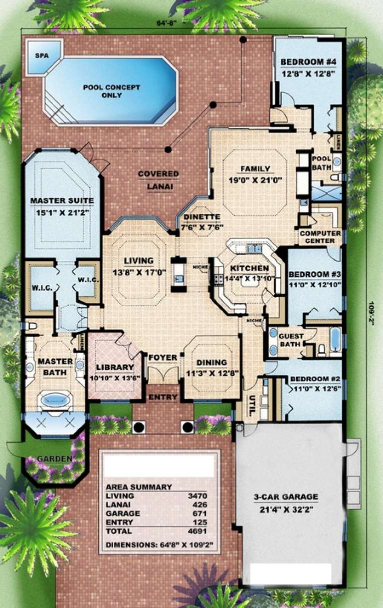 House Plan House Plan #4974 Drawing 1