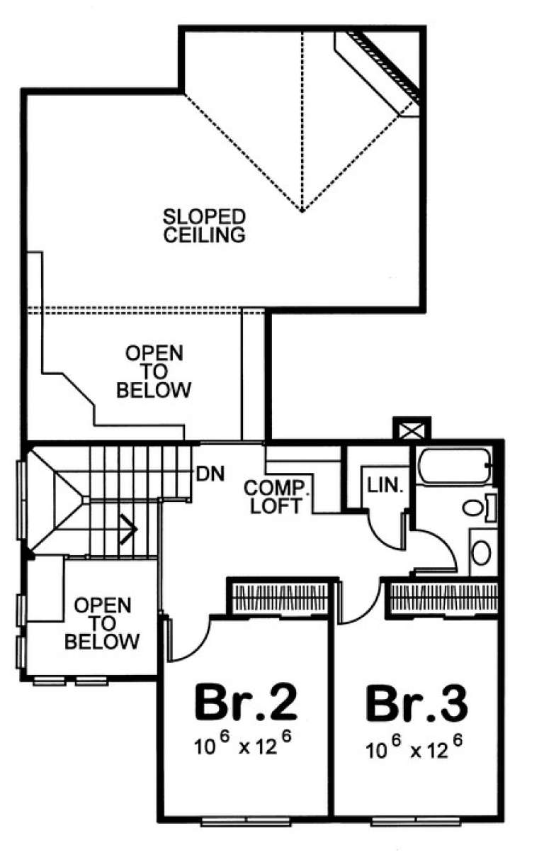 House Plan House Plan #5002 Drawing 2