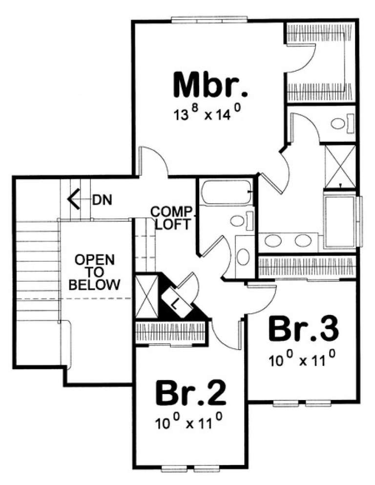House Plan House Plan #5014 Drawing 2