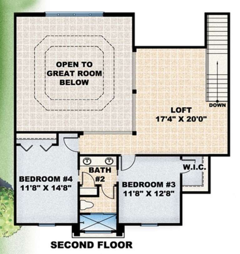 House Plan House Plan #5108 Drawing 2