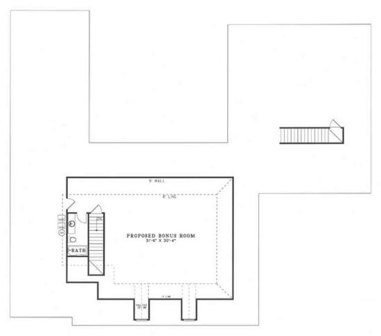 House Plan House Plan #5124 Drawing 2