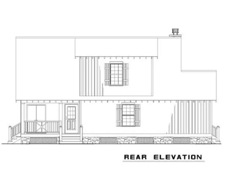 Farmhouse Plan: 1,472 Square Feet, 4 Bedrooms, 2 Bathrooms - 110-00309