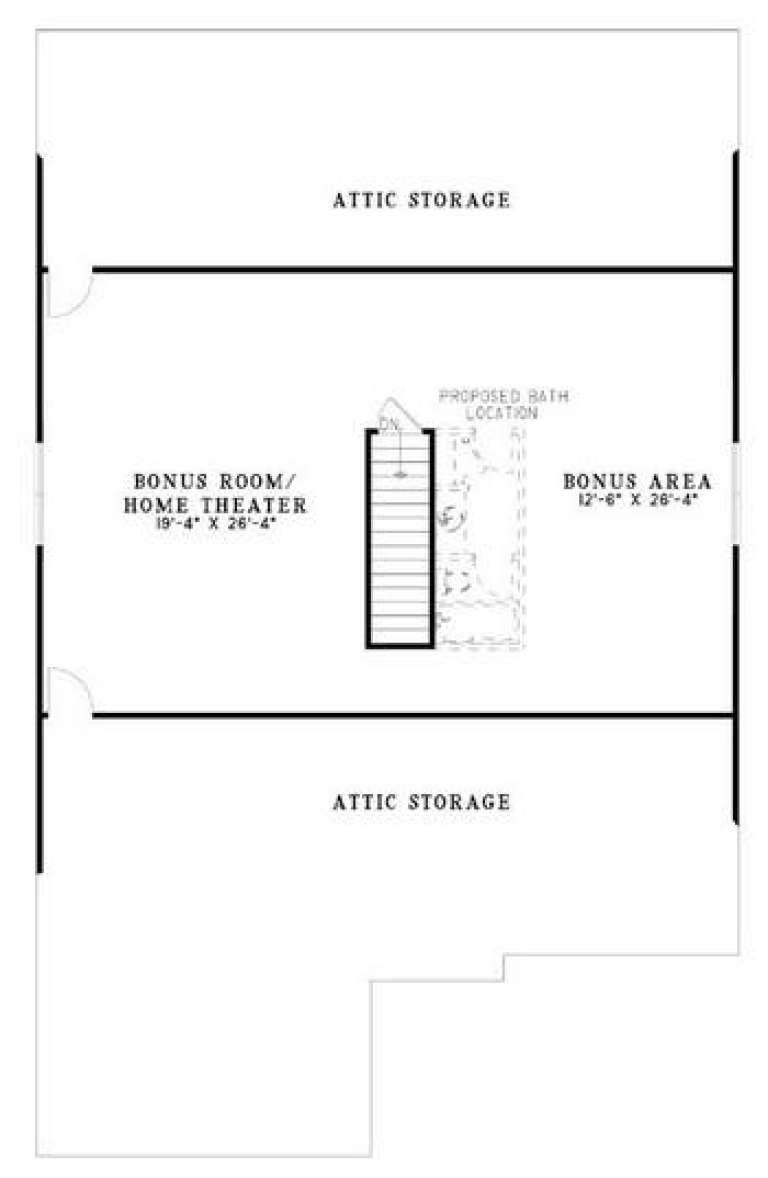 Country Plan: 1,774 Square Feet, 2 Bedrooms, 2 Bathrooms - 110-00430