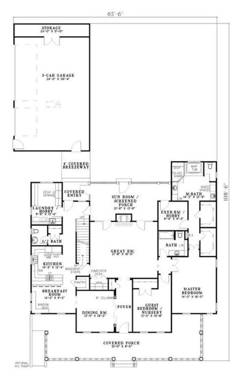 House Plan House Plan #5459 Drawing 1