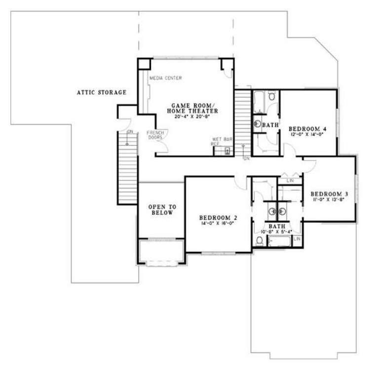 House Plan House Plan #5463 Drawing 2