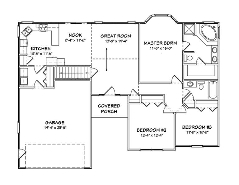 House Plan House Plan #5588 Drawing 1